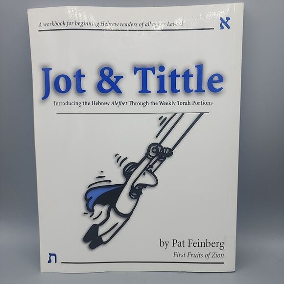 Jot & Tittle A Workbook for Beginning Hebrew Readers Level 1 Pat Feinberg & CD - Picture 1 of 16